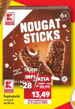 Kaufland Înghețată nougat Ofertă