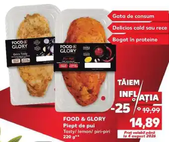 Kaufland FOOD & GLORY Piept de pui Ofertă