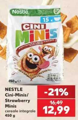 Kaufland NESTLE Cini-Minis / Strawberry Minis Ofertă