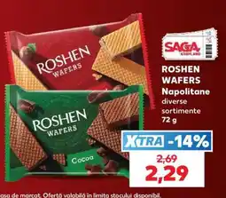 Kaufland ROSHEN WAFERS Napolitane Ofertă