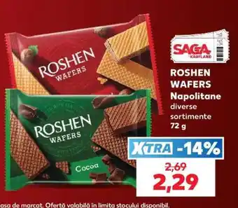 Kaufland ROSHEN WAFERS Napolitane Ofertă