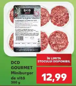 Kaufland DCD GOURMET Miniburger de vită 300 g Ofertă