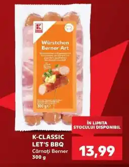 Kaufland K-CLASSIC LET'S BBQ Cârnați Berner Ofertă