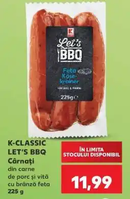 Kaufland K-CLASSIC Let‘s BBQ Cârnați Ofertă