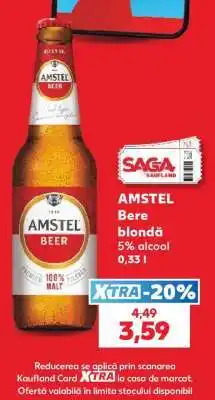 Kaufland AMSTEL Bere blondă Ofertă