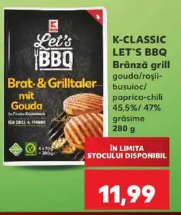 Kaufland K-CLASSIC LET'S BBQ Brânză grill Ofertă