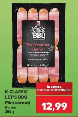 Kaufland K-CLASSIC LET'S BBQ Mini cârnați Ofertă