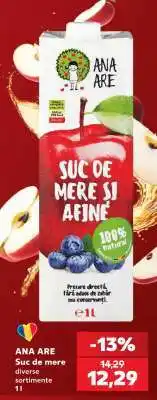 Kaufland ANA ARE Suc de mere diverse sortimente Ofertă