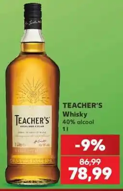 Kaufland TEACHER'S WHISKY Ofertă