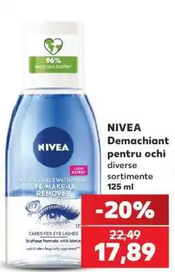 Kaufland NIVEA Demachiant pentru ochi diverse sortimente 125 ml Ofertă