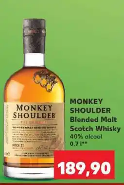 Kaufland MONKEY SHOULDER Blended Malt Scotch Whisky Ofertă