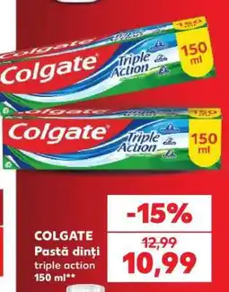Kaufland COLGATE Pastă dinți triple action 150 ml Ofertă