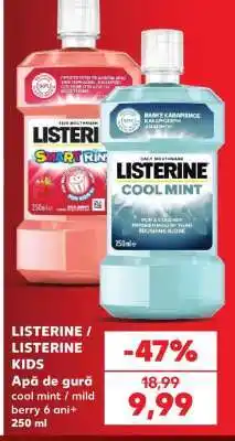 Kaufland LISTERINE / LISTERINE KIDS Ofertă