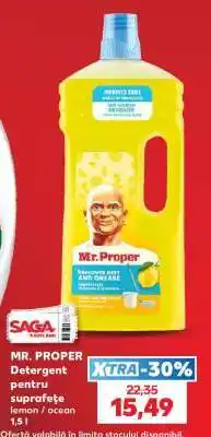 Kaufland MR. PROPER Detergent pentru suprafețe lemon/ocean Ofertă