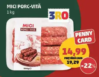 Penny Mici porc-vită Ofertă