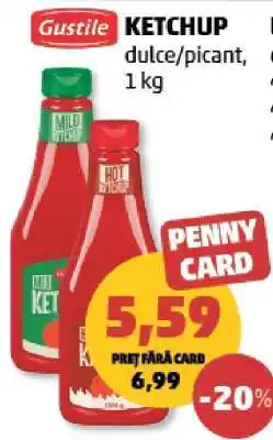 Penny Gustile Ketchup Ofertă