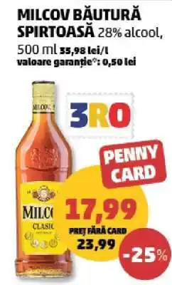 Penny MILCOV BĂUTURĂ SPIRTOASĂ Ofertă