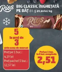 Penny BIG CLASSIC ÎNGHEȚATĂ PE BĂȚ Ofertă