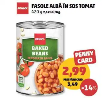 Penny Fasole albă în sos tomat Ofertă