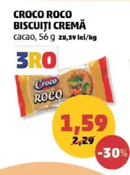 Penny CROCO ROCO BISCUITI CREMĂ Ofertă
