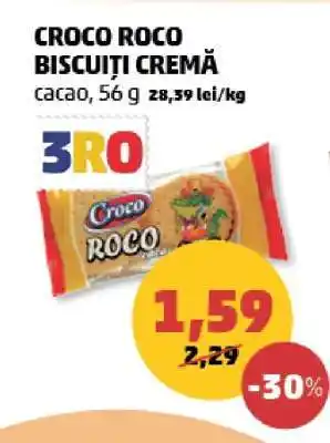 Penny CROCO ROCO BISCUITI CREMĂ Ofertă