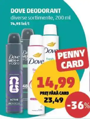 Penny Dove Deodorant Ofertă