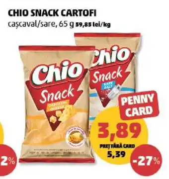 Penny CHIO SNACK CARTOFI Ofertă