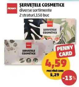 Penny Șervețele cosmetice Ofertă