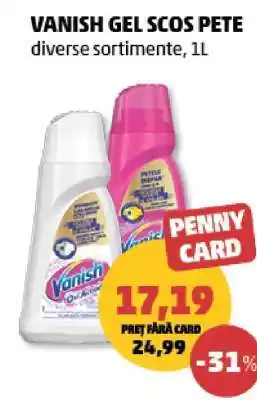 Penny VANISH GEL SCOS PETE Ofertă