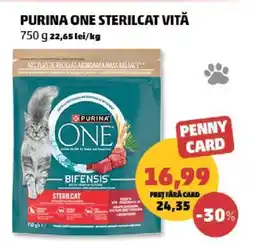 Penny PURINA ONE STERILCAT VITĂ Ofertă