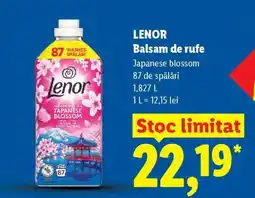 Lidl Lenor Balsam de rufe Ofertă