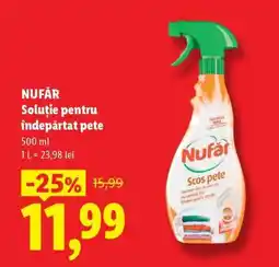 Lidl NUFĂR Soluție pentru îndepărtat pete Ofertă