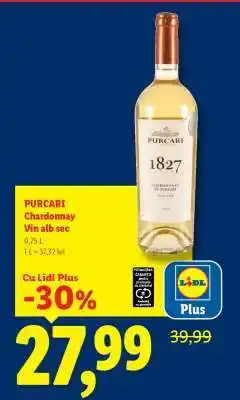 Lidl PURCARI Chardonnay Vin alb sec Ofertă