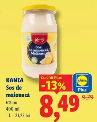 Lidl Kania Sos de maioneză Ofertă