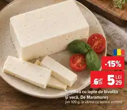 Carrefour Telemea cu lapte de bivoliță și vacă, De Maramureș Ofertă