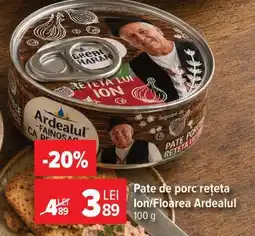 Carrefour Pate de porc rețeta Ion/Floarea Ardealul Ofertă