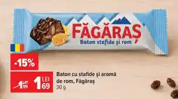 Carrefour Baton cu stafide și aromă de rom Făgăraș Ofertă