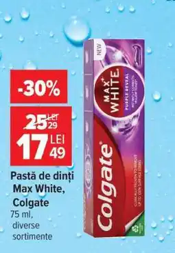 Carrefour Pastă de dinți Max White Colgate Ofertă