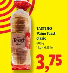 Lidl TASTINO Pâine Toast clasic Ofertă