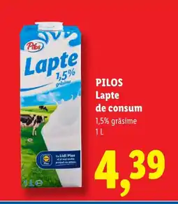 Lidl PILOS Lapte de consum Ofertă