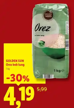Lidl GOLDEN SUN Orez bob lung Ofertă