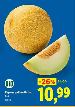 Lidl Pepene galben Galia, bio Ofertă