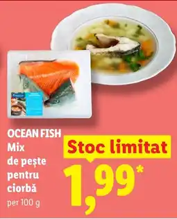 Lidl OCEAN FISH Mix de peşte pentru ciorbǎ Ofertă