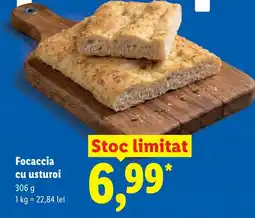 Lidl Focaccia cu usturoi Ofertă