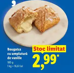 Lidl Bougatsa cu umplutură de vanilie Ofertă