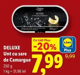 Lidl DELUXE Unt cu sare de Camargue Ofertă