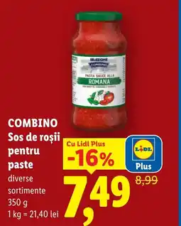 Lidl COMBINO Sos de roșii pentru paste Ofertă