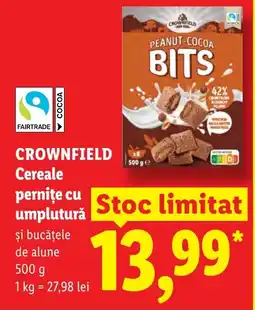 Lidl CROWNFIELD Cereale perniţe cu umplutură Ofertă