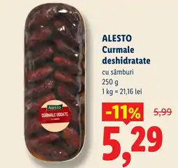 Lidl ALESTO Curmale deshidratate Ofertă