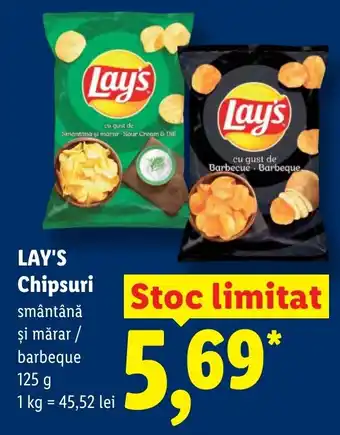 Lidl LAY'S Chipsuri Ofertă